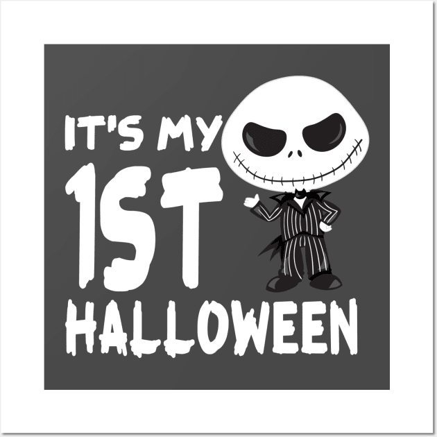 Jack Skellington 1st Halloween Wall Art by BabyOnesiesPH